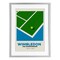 Stupell Industries Wimbledon Tennis Court Framed Print Under Glass, design by Andreas Magnusson